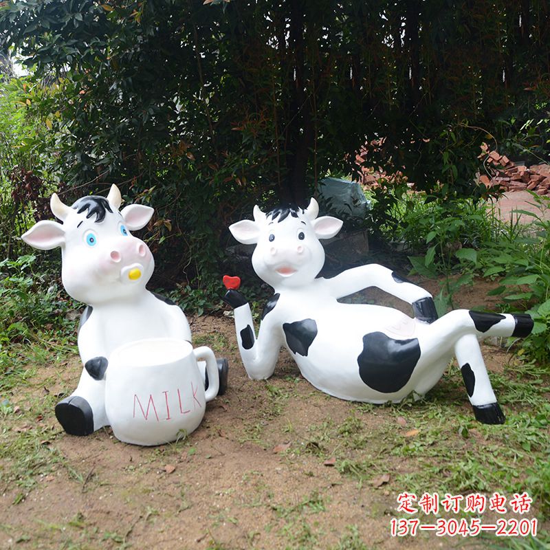 宁波中领雕塑出品：生肖牛卡通雕塑