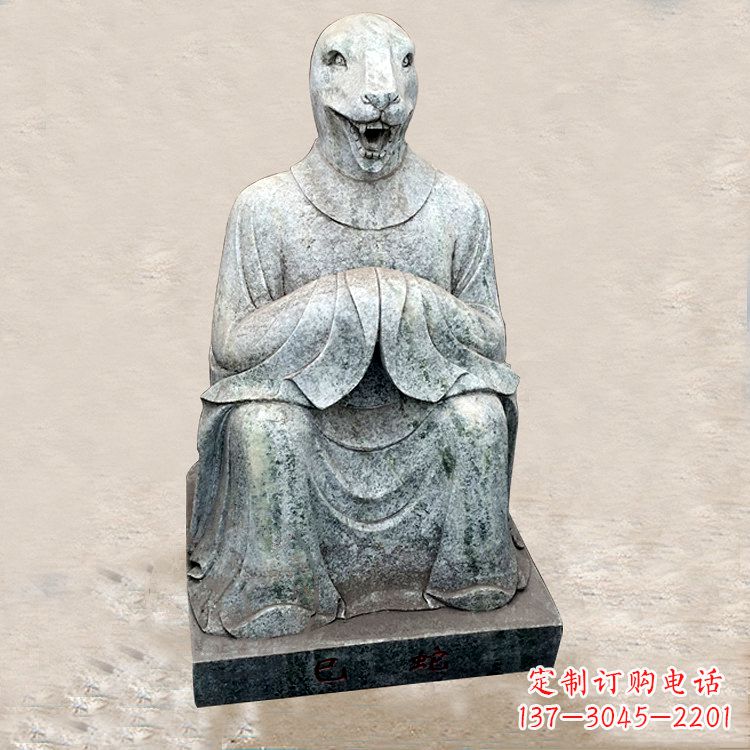 宁波精美的生肖蛇兽雕塑