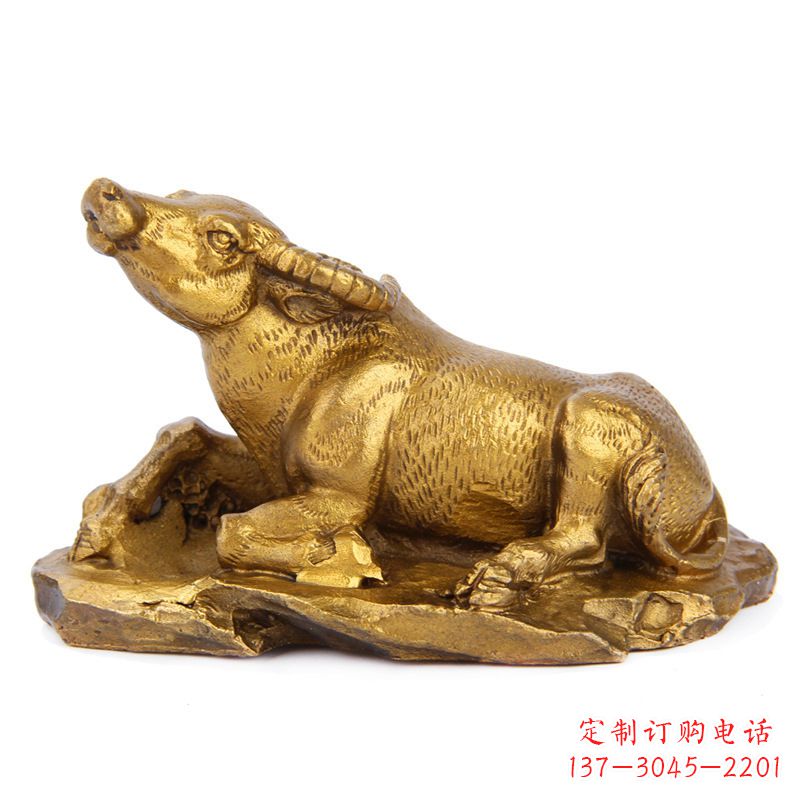 宁波优雅高贵的铸铜牛雕塑