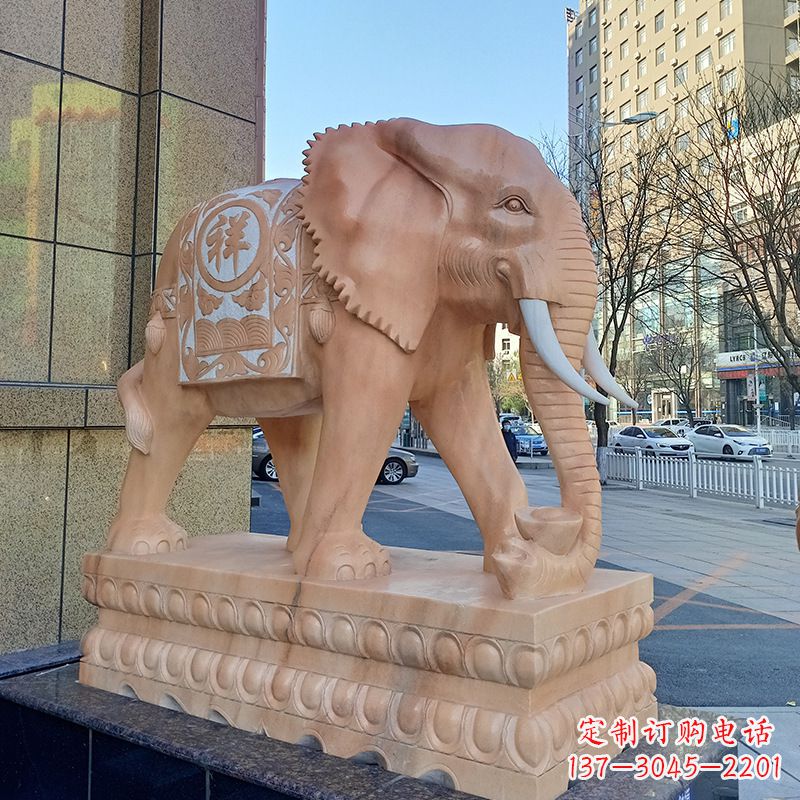 宁波真实神圣的大象雕塑