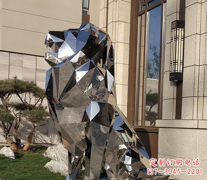宁波历史荣耀:狮子雕塑门口摆件