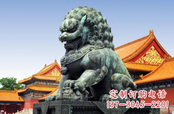 宁波贵族气派,古典青铜狮子雕塑