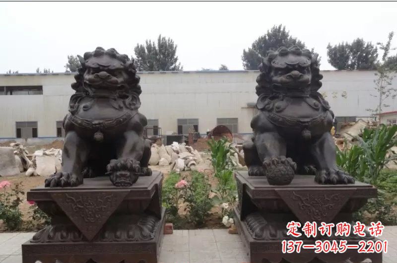 宁波精灵定制狮子铜雕塑