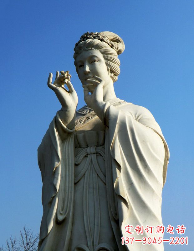 宁波精美绝伦的古代美女雕像