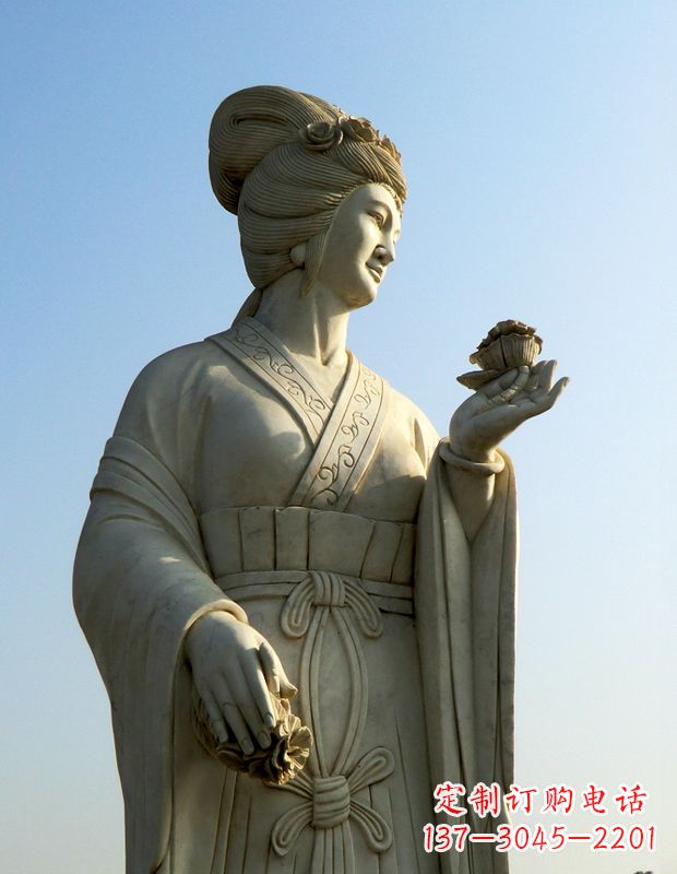 宁波中领雕塑推出的古典美人雕塑,是一个古典美…