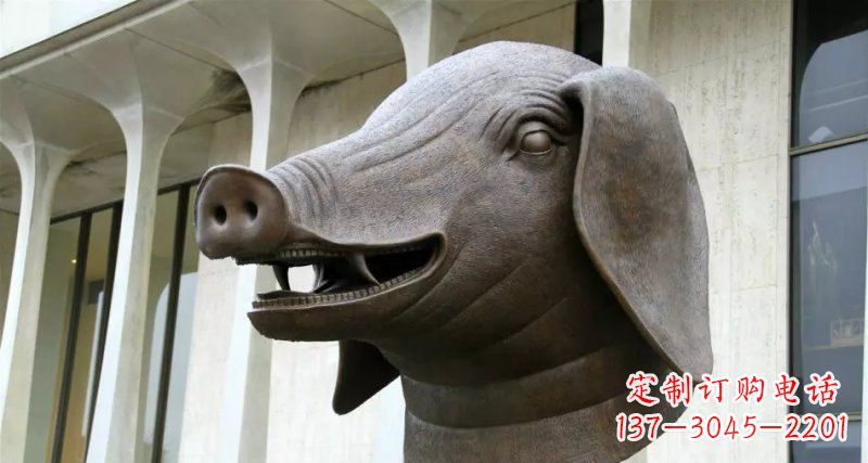 宁波中领雕塑十二生肖铜雕，带来家庭的幸福祝福