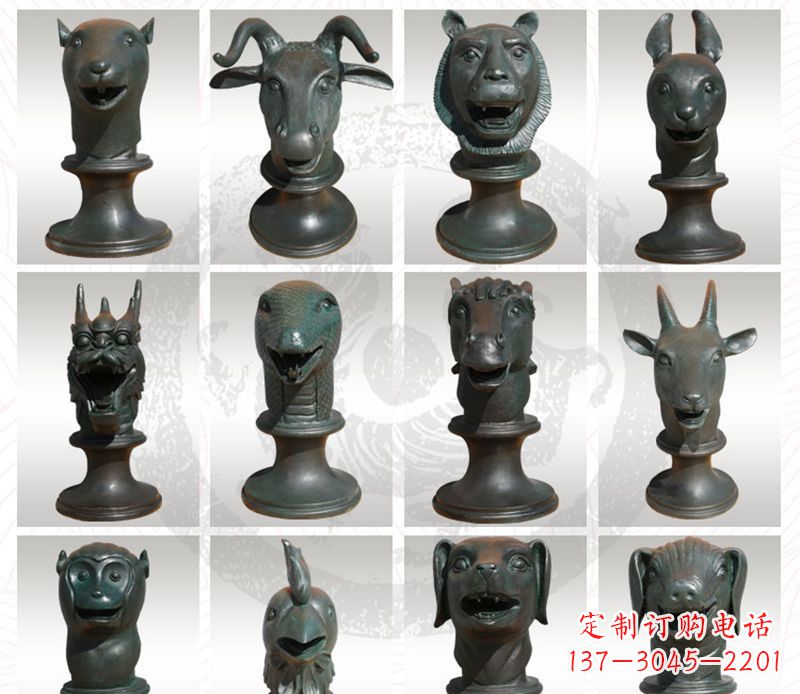宁波限量版十二生肖铜雕塑