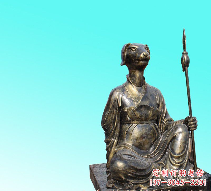 宁波精美十二生肖坐式铜雕