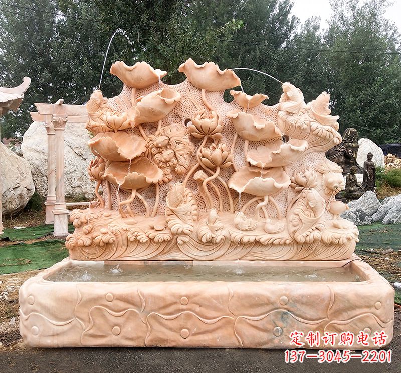 宁波汇聚自然艺术的石材喷泉雕塑