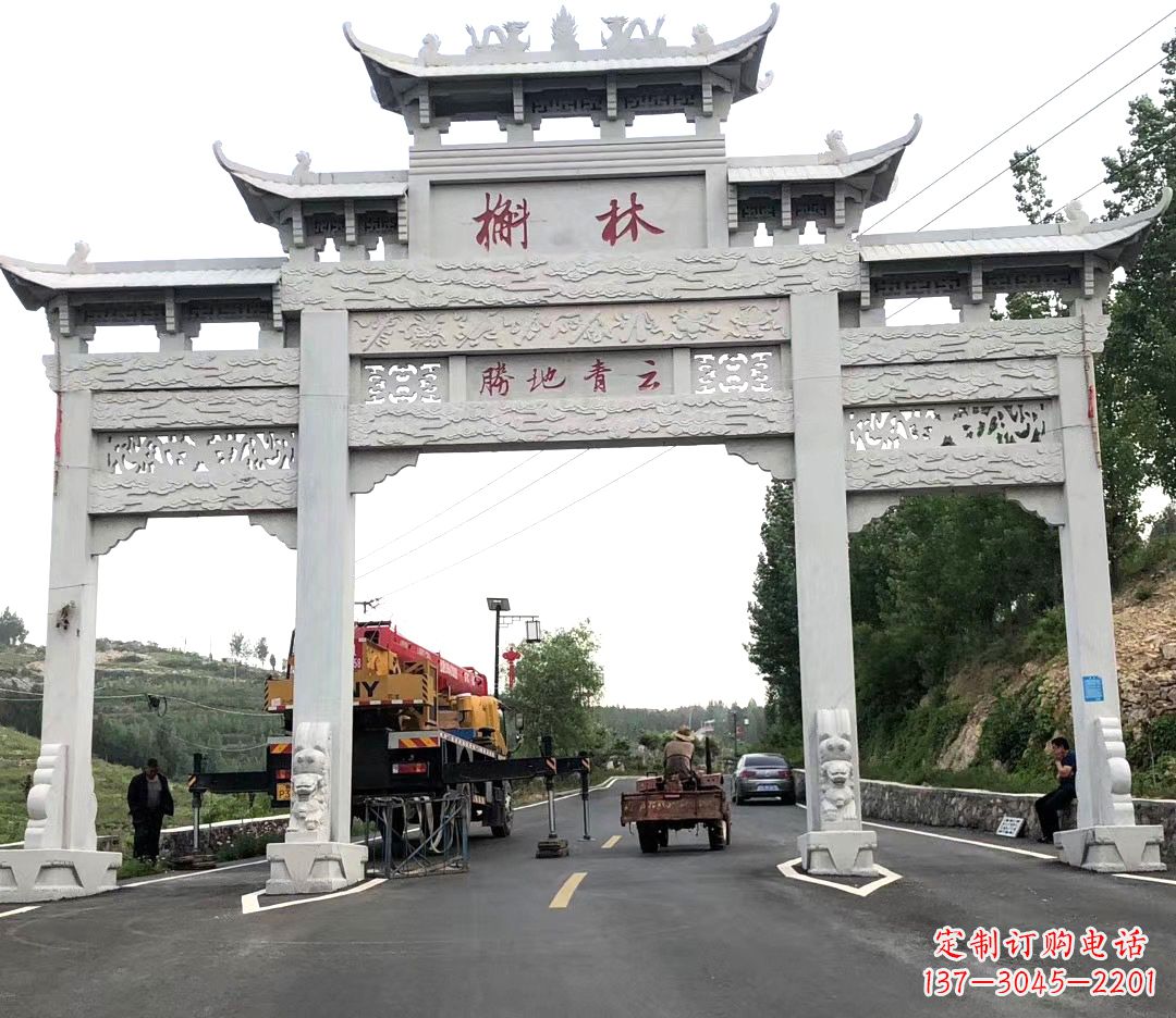 宁波石雕 石材 牌坊牌楼
