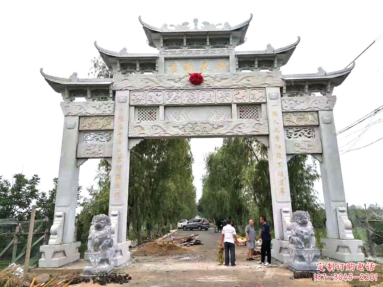 宁波石雕雕刻牌坊：精美雕塑定制服务