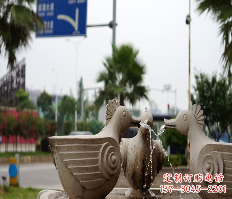 宁波高雅纯石石喷泉雕塑