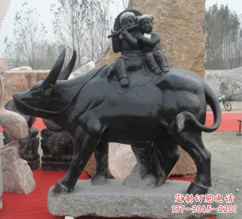 宁波传承经典,表达淳朴——牧童雕塑