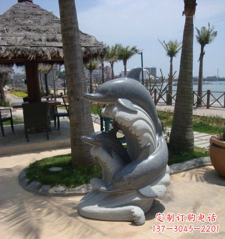 宁波石雕海豚