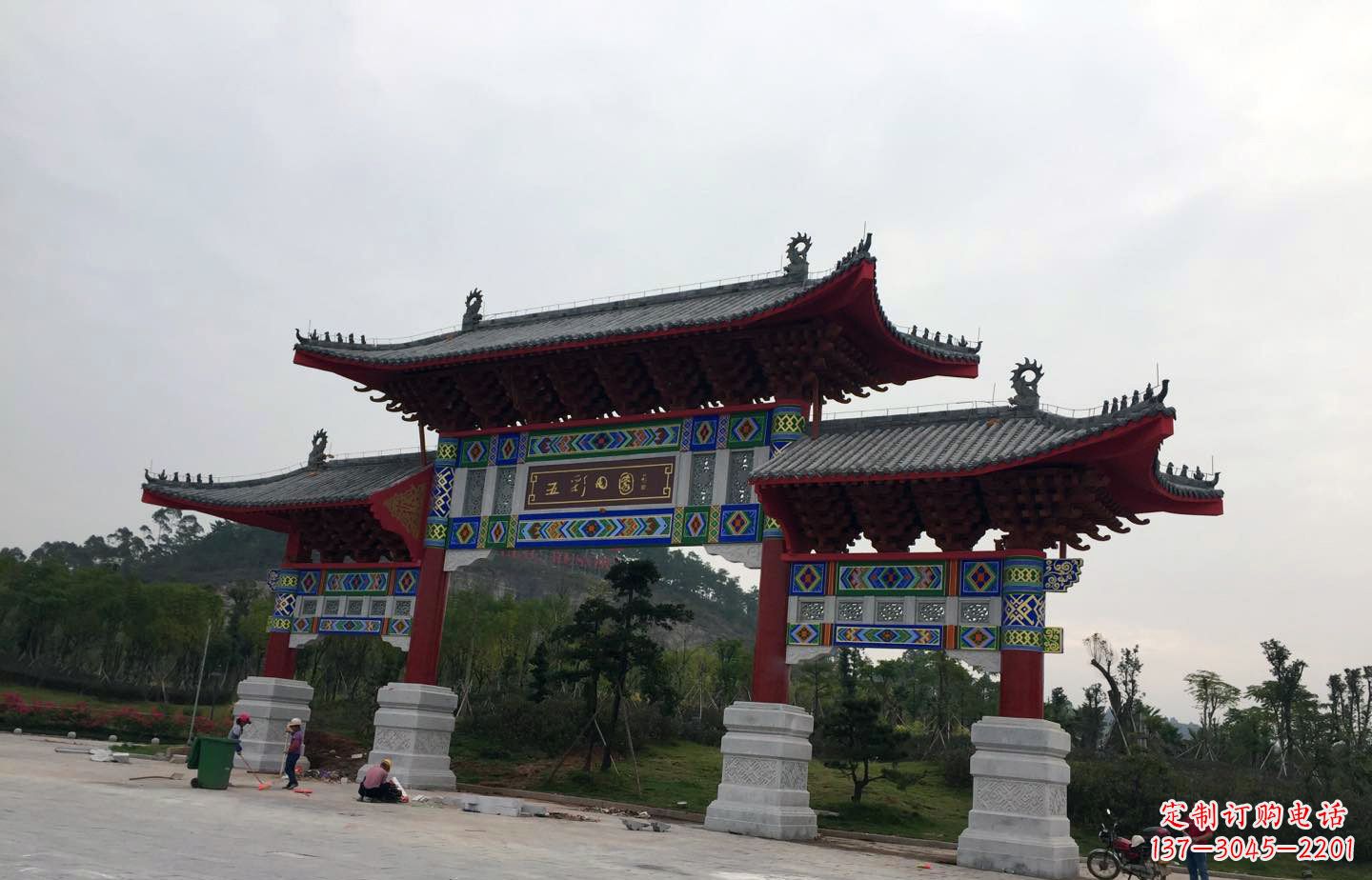 宁波石雕景观牌坊