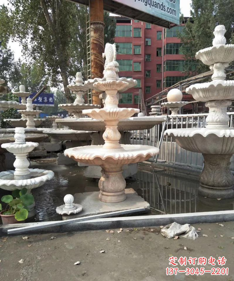 宁波中国传统石雕喷泉,雕刻艺术之美