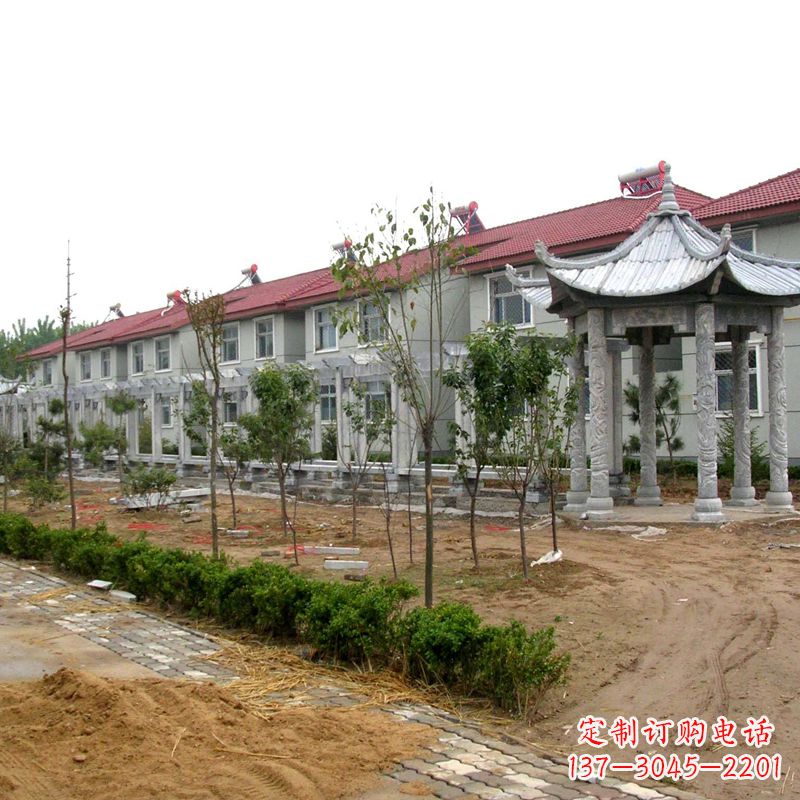宁波中领雕塑打造精美凉亭雕塑