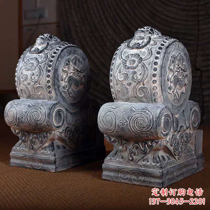 宁波石雕龙头门墩