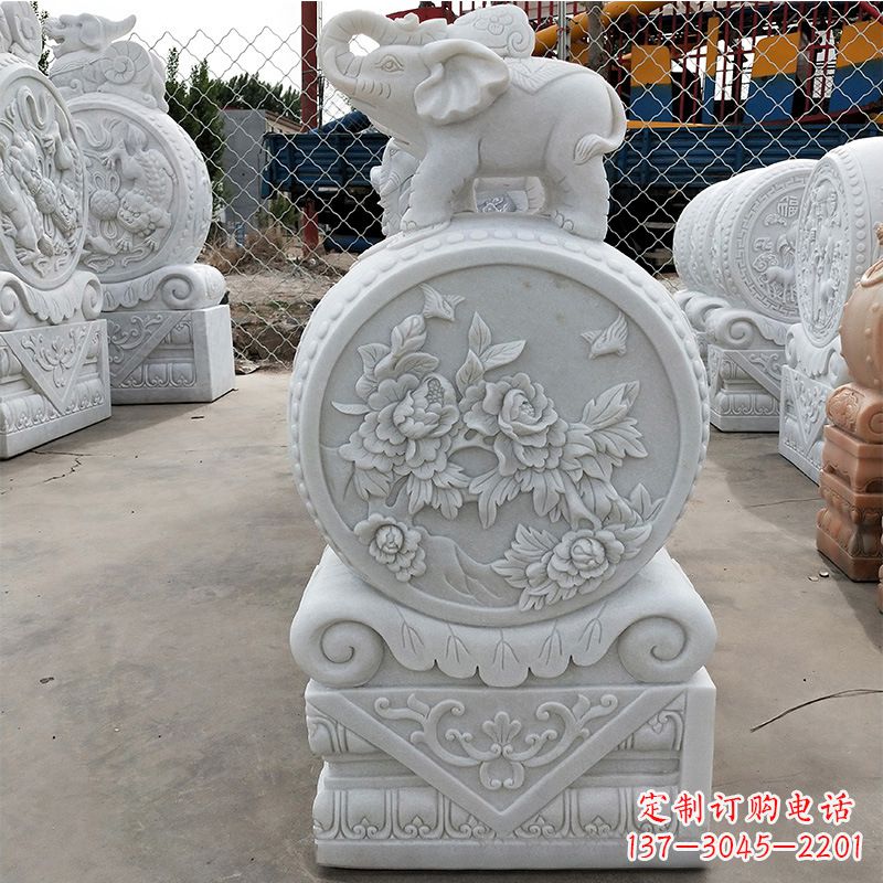 宁波精美门墩雕塑,增添独特气质