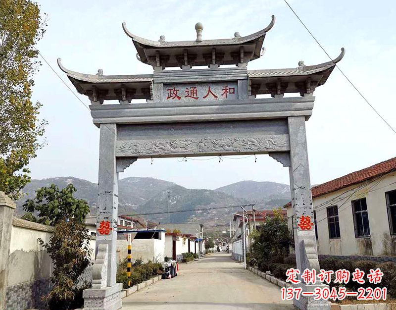 宁波全球领先的石雕牌楼雕塑定制服务