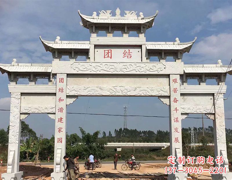 宁波定制牌坊雕塑,展现精湛工艺