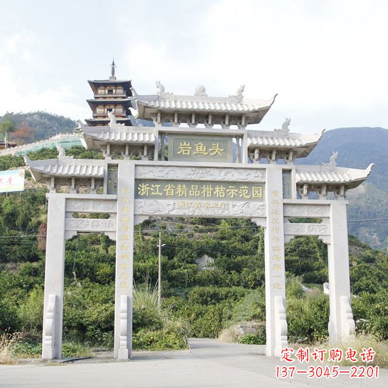 宁波精美的牌楼雕塑,象征着一种贵族文化