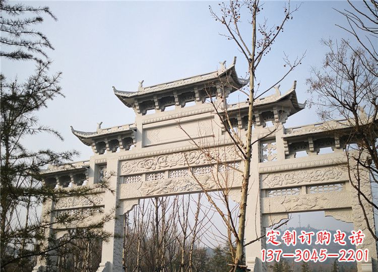 宁波定制高品质牌坊雕塑