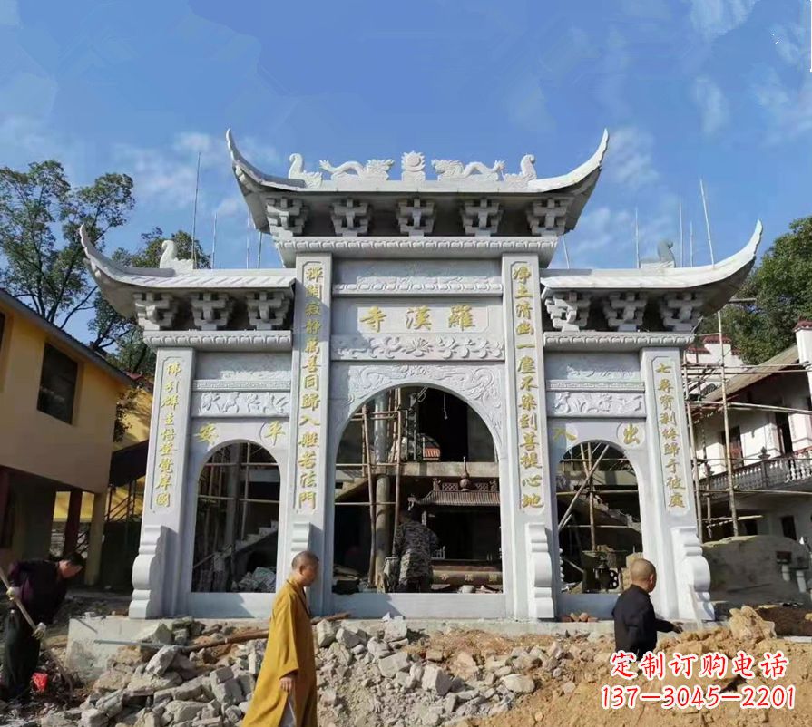 宁波西安中领雕塑:高端定制牌坊雕塑