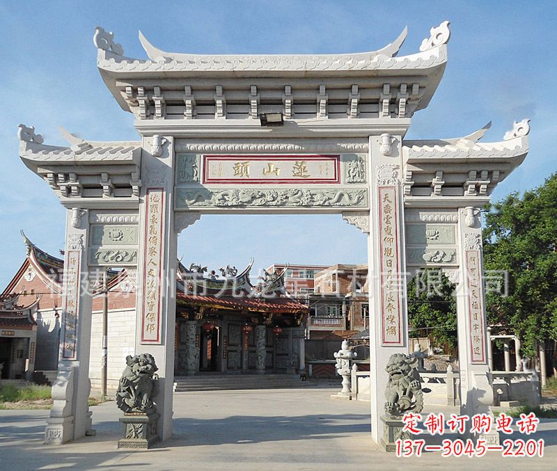 宁波石雕牌坊雕塑——以艺术记录特别瞬间
