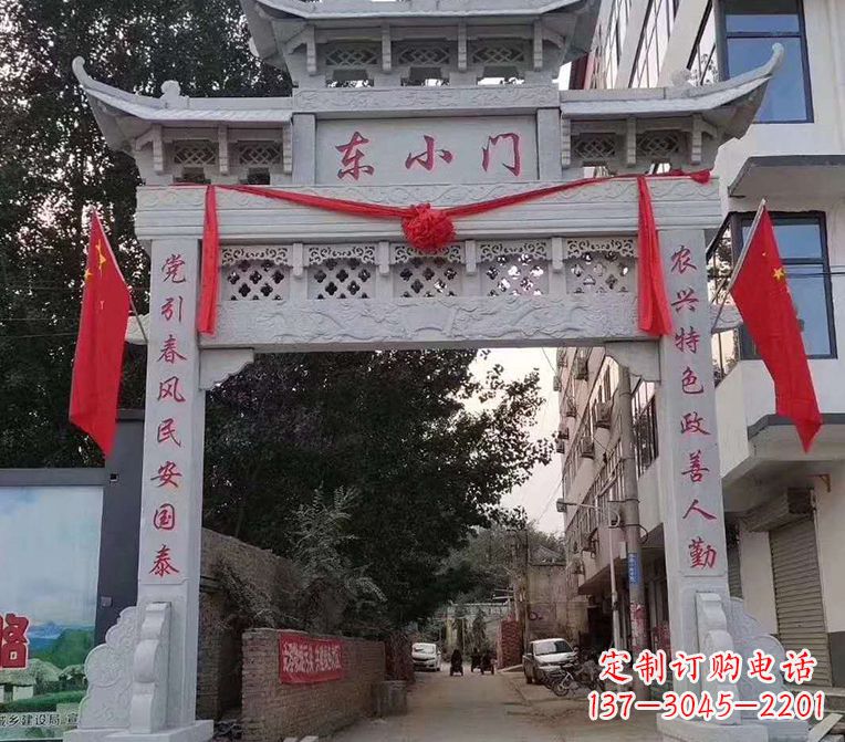 宁波精美锻铸牌楼雕塑,展现独特艺术魅力