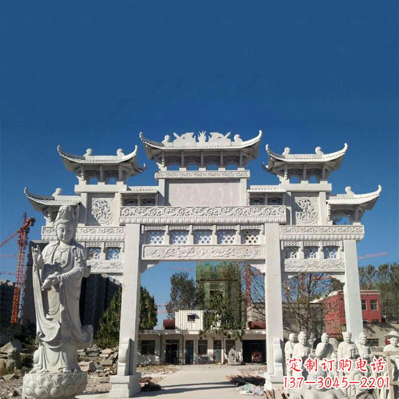 宁波中领雕塑牌楼铸铜雕塑