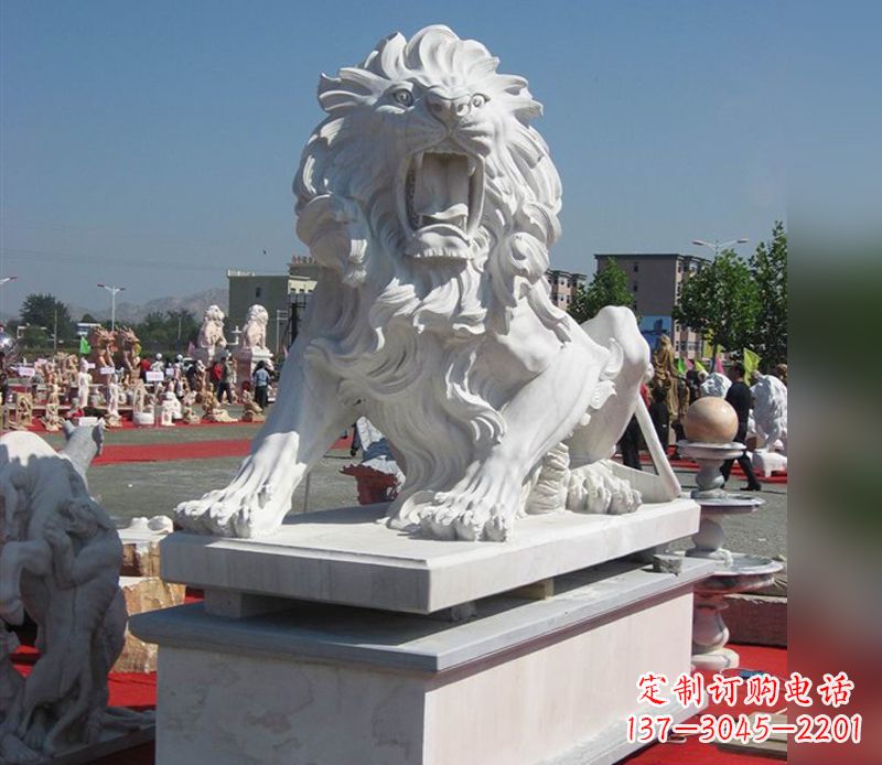 宁波狮子雕塑,带来王者气派