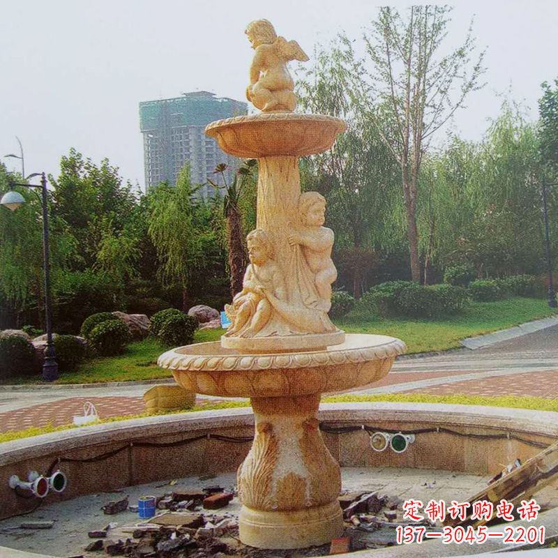 宁波石雕喷泉龙头