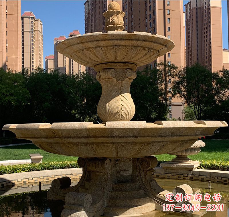 宁波艺术品级石雕喷泉水景