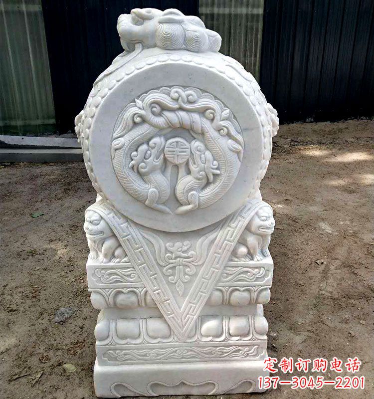 宁波精致麒麟,点亮门墩