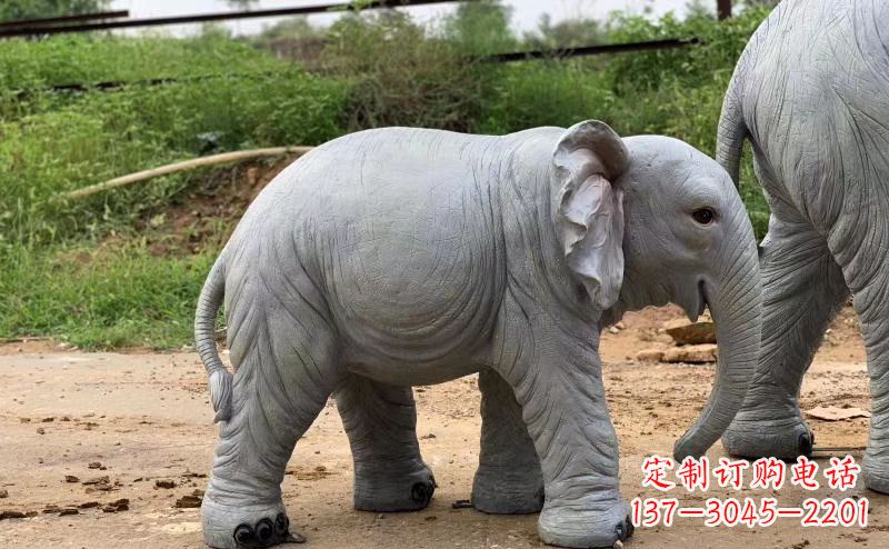 宁波青石大象雕塑,典雅而又时尚