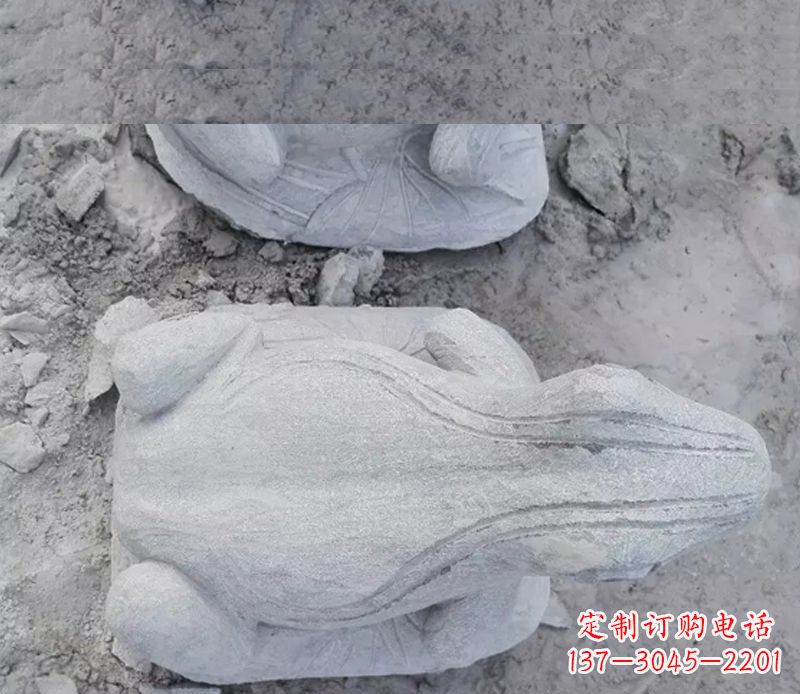 宁波石雕青蛙雕塑