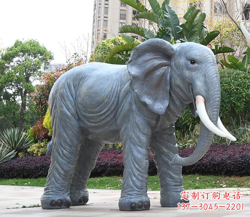 宁波石雕小区动物大象