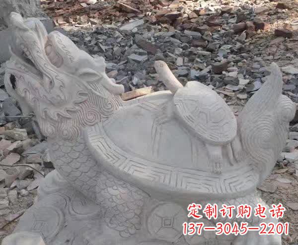 宁波石雕招财神兽龙龟