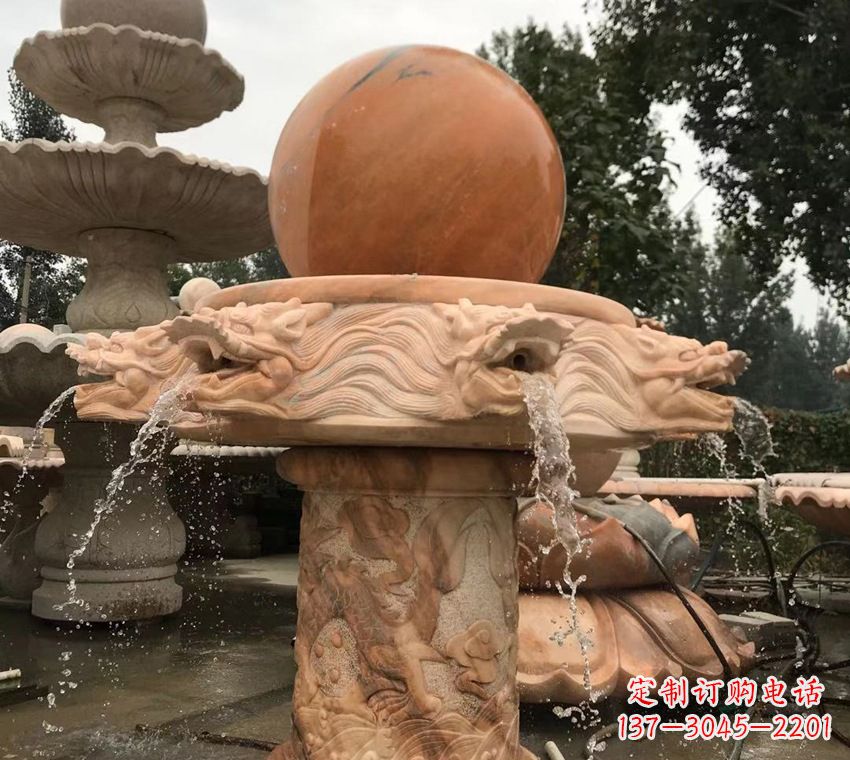 宁波石雕自然流水喷泉