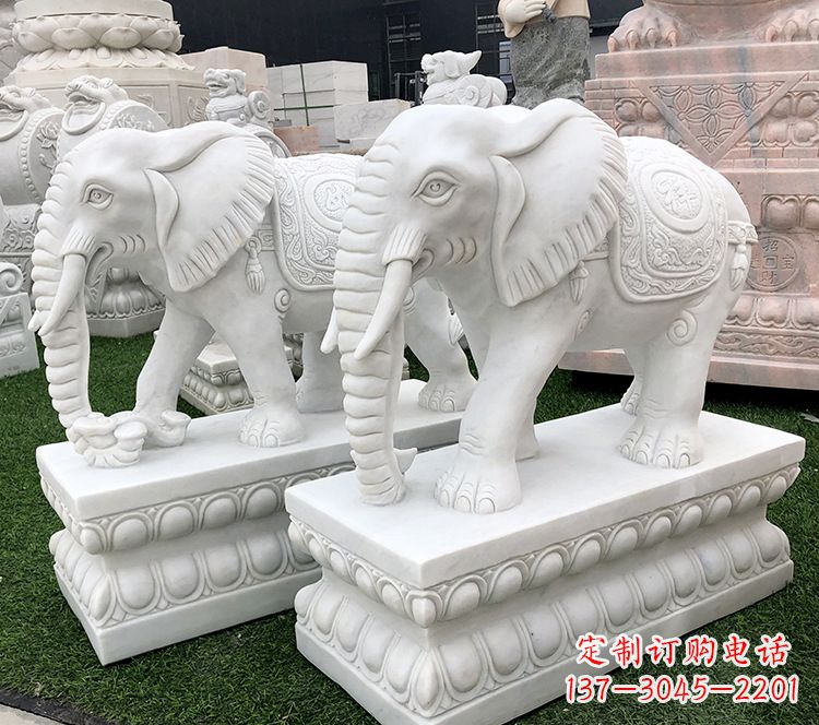 宁波石浮雕大象