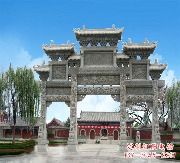 宁波石牌坊效果图
