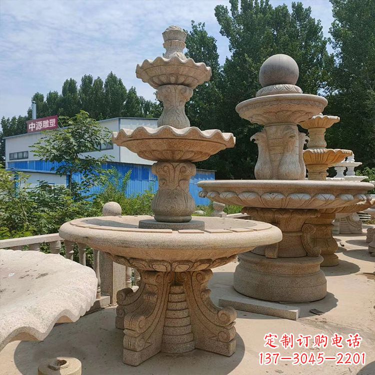 宁波石喷泉 石雕刻