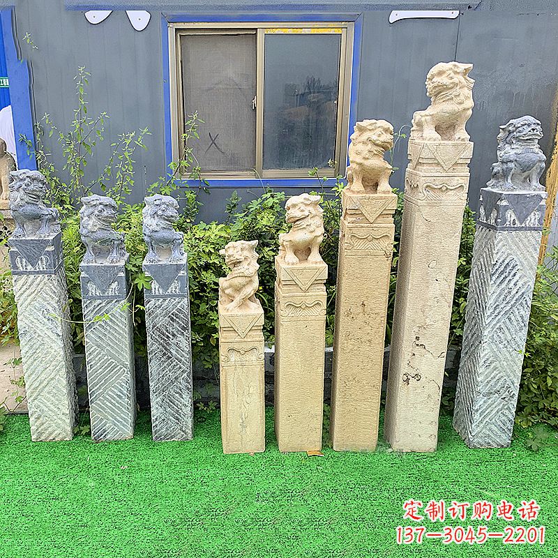 宁波拴马桩狮子