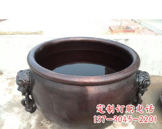 宁波水缸寺庙铜雕
