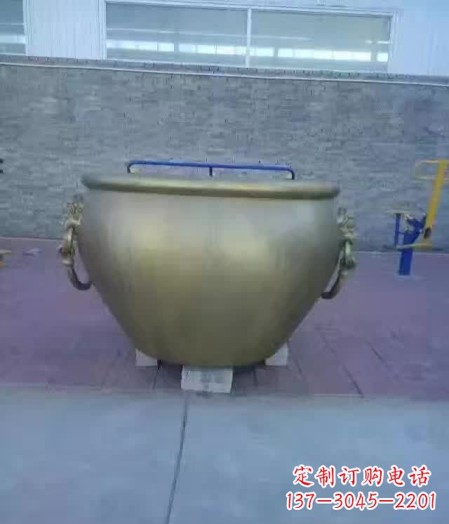 宁波水缸铜雕塑