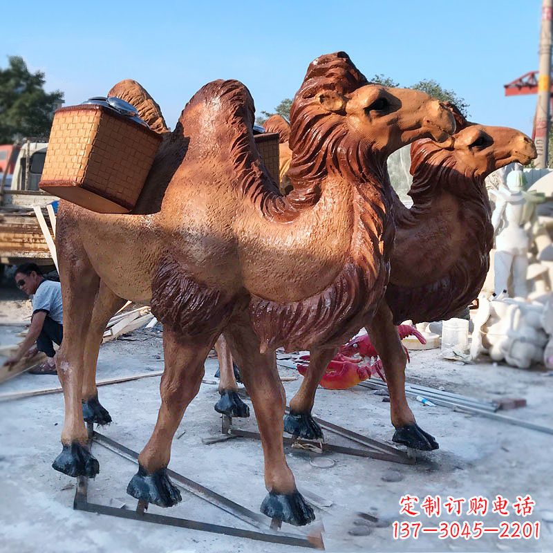 宁波丝绸之路仿真骆驼雕塑
