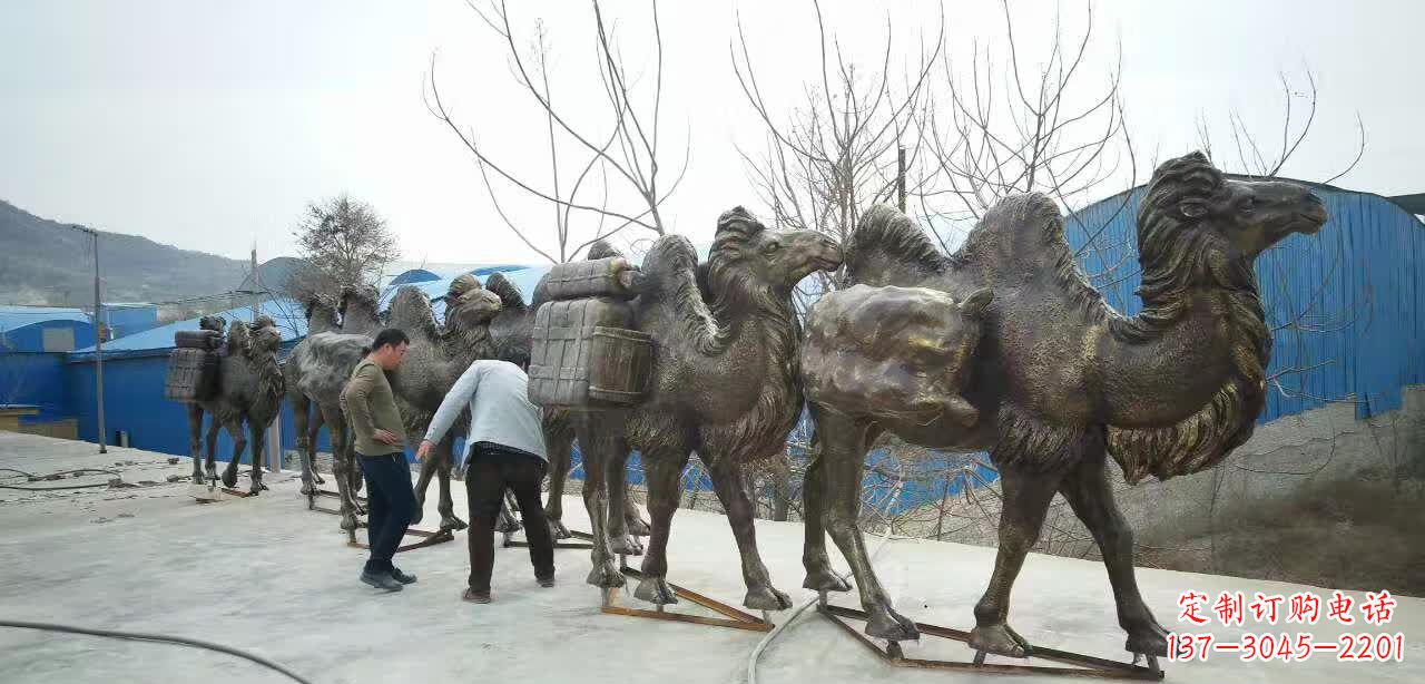 宁波丝绸之路骆驼雕塑