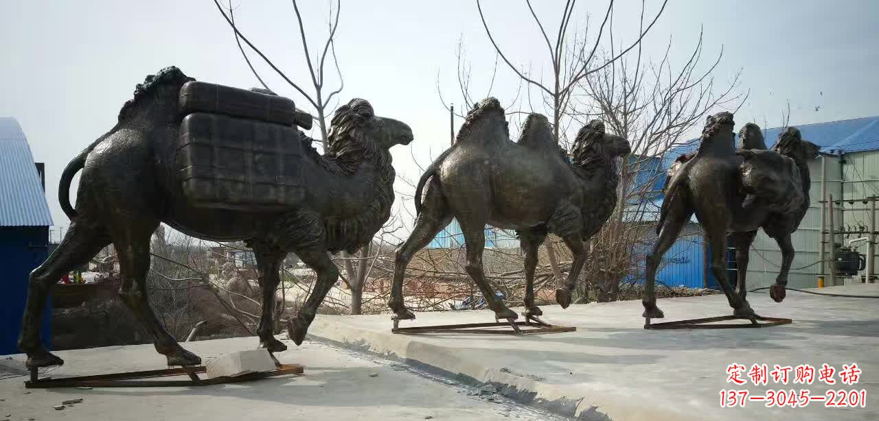 宁波丝绸之路铜骆驼雕塑