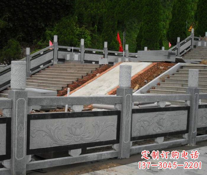 宁波寺庙景观仿古石栏板 (2)